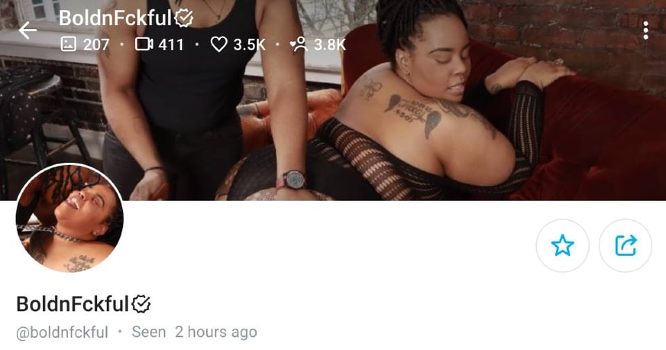 14. BoldnFckful – Black Lesbian OnlyFans Couple with Strap-On Videos