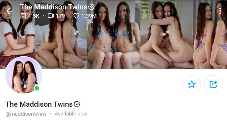 1. The Maddison Twins – Australian Teens OnlyFans Twins Making Sexy Tapes