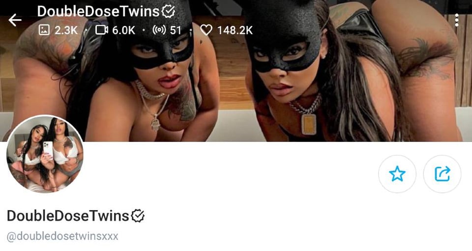 2. Double Dose Twins – Your Instagram-Famous Ebony OnlyFans Twins