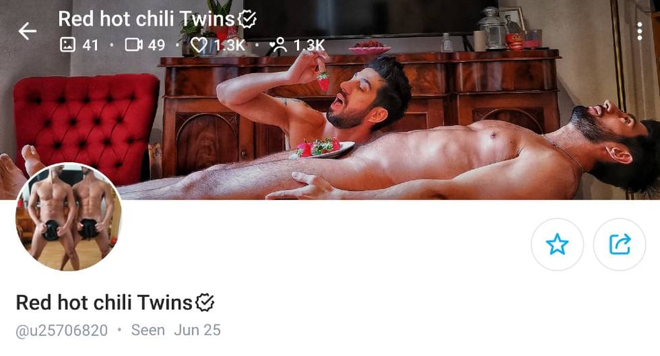 12. Red Hot Chili Twins – Italian Erotic Dancer Twins on OnlyFans 