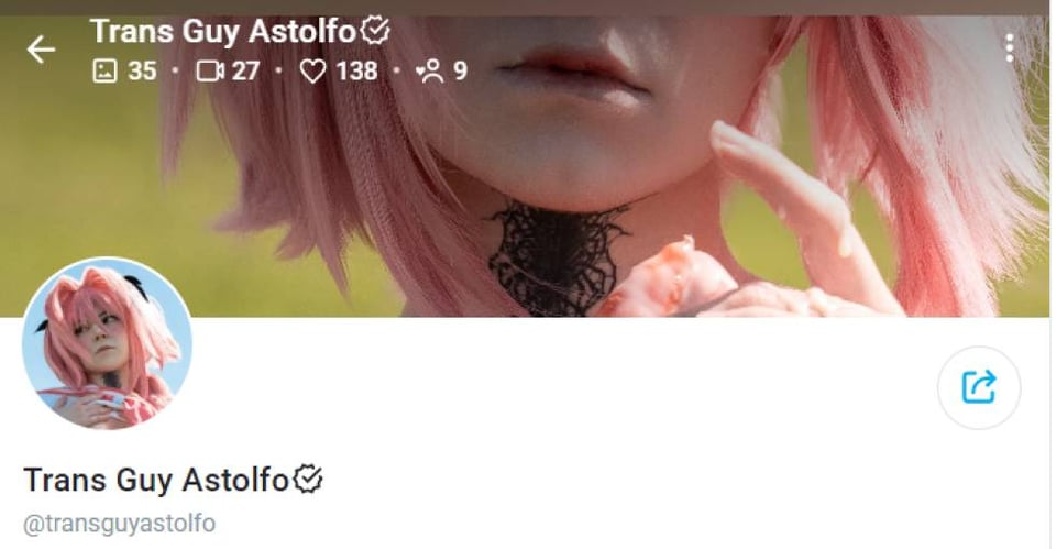 14. Trans Guy Astolfo – OnlyFans Trans Cosplayer Into Foot Fetishes