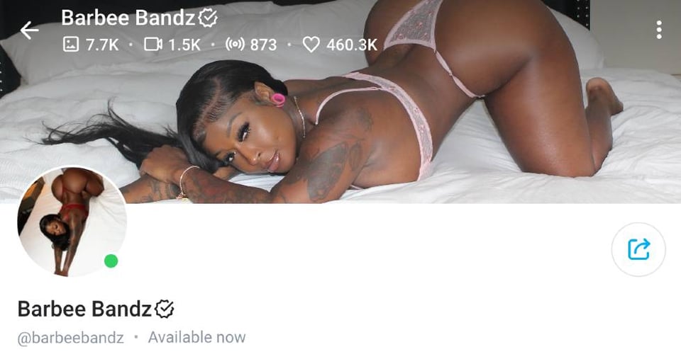 1. Barbee Bandz – Your Personal Ebony OnlyFans Performer 