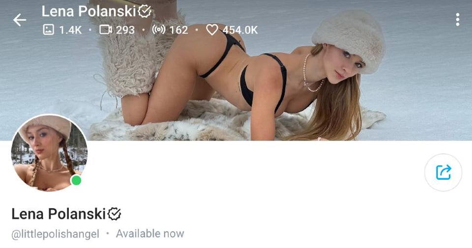 1. Lena Polanski – Your Best OnlyFans Polish Angel