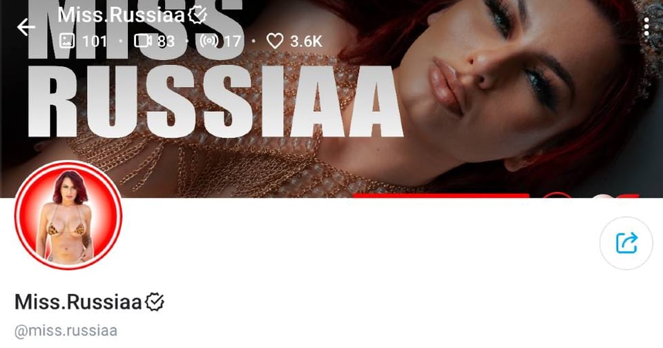 3. Miss Russiaa – Half-Colombian, Half-Russian OnlyFans Bad-Girl Creator