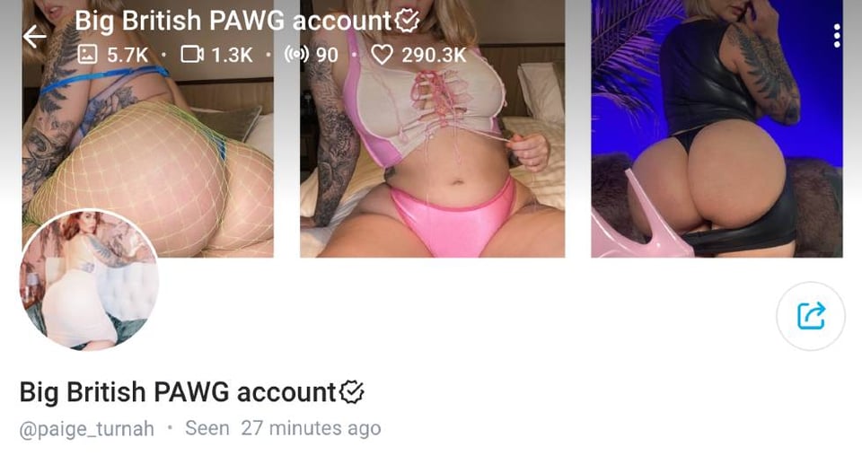 11. Paige Turnah – British PAWG OnlyFans Sexter Ready to Get into Your Pants