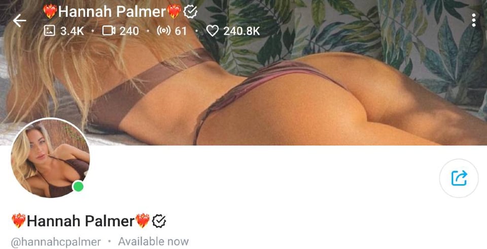 11. Hannah Palmer – Instagram Model on OnlyFans Ready to Drop Exclusive Content